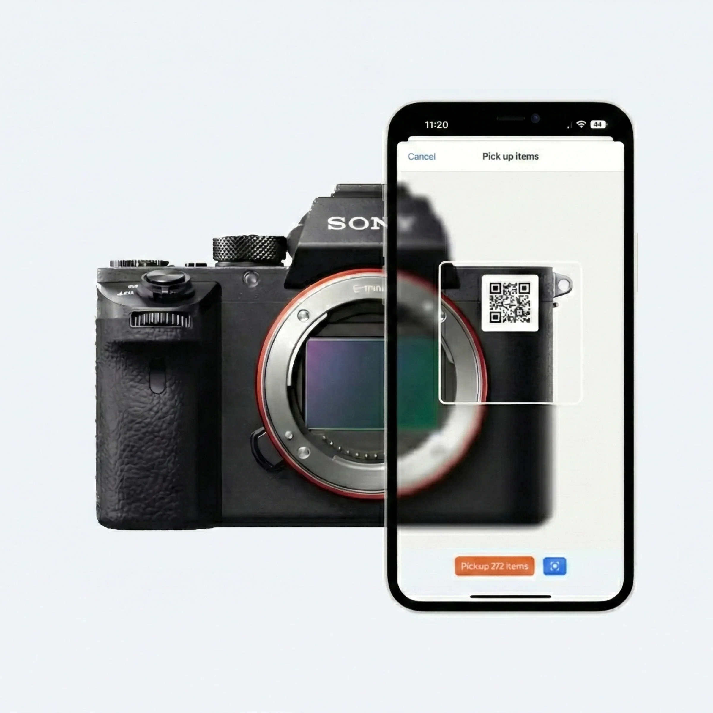 Mobile barcode scanning for rentals