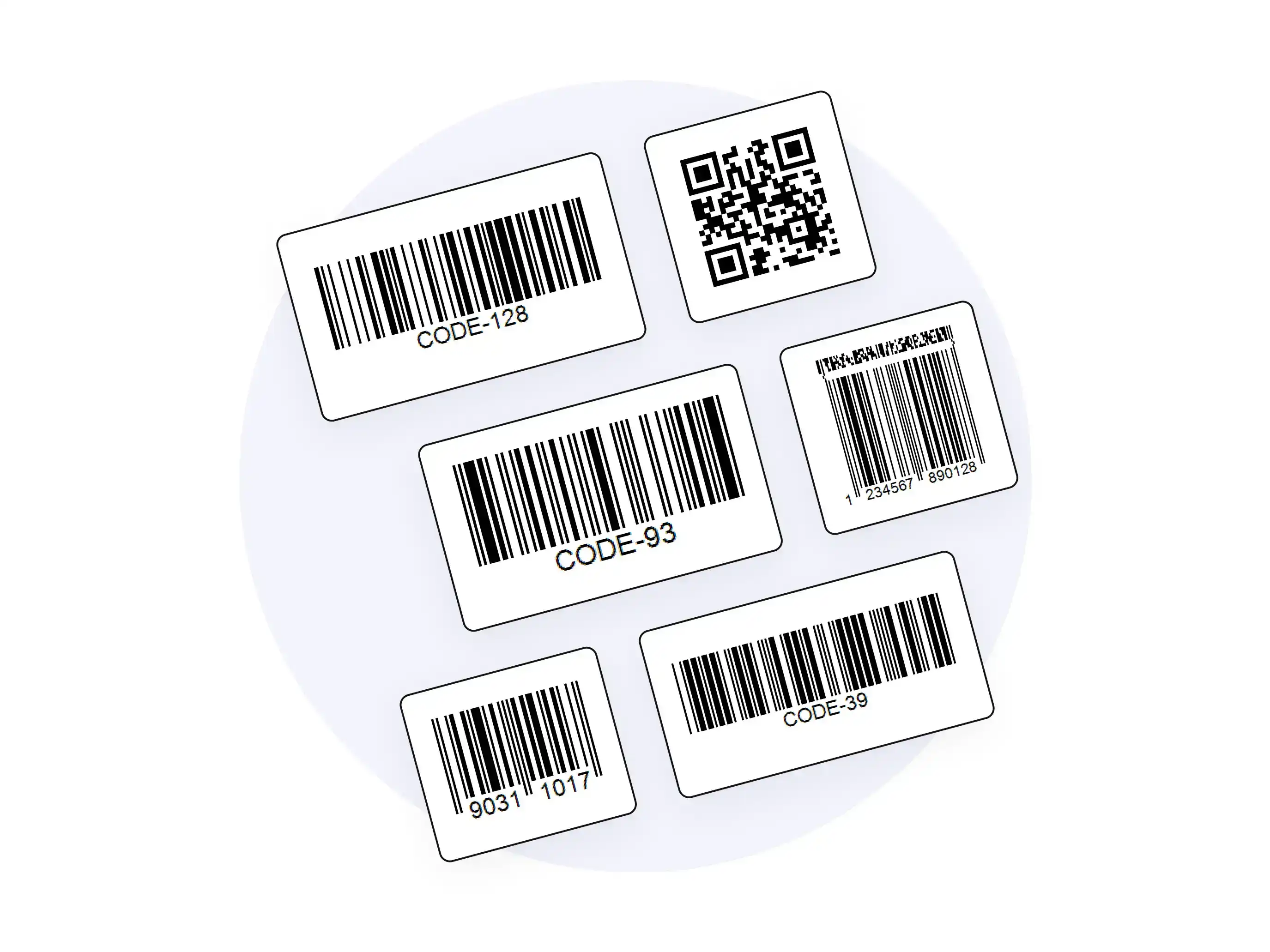 Barcode types
