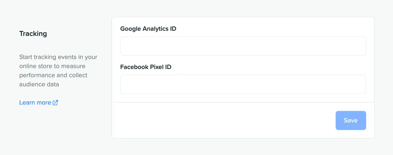 booqable-google-analytics-tracking-id