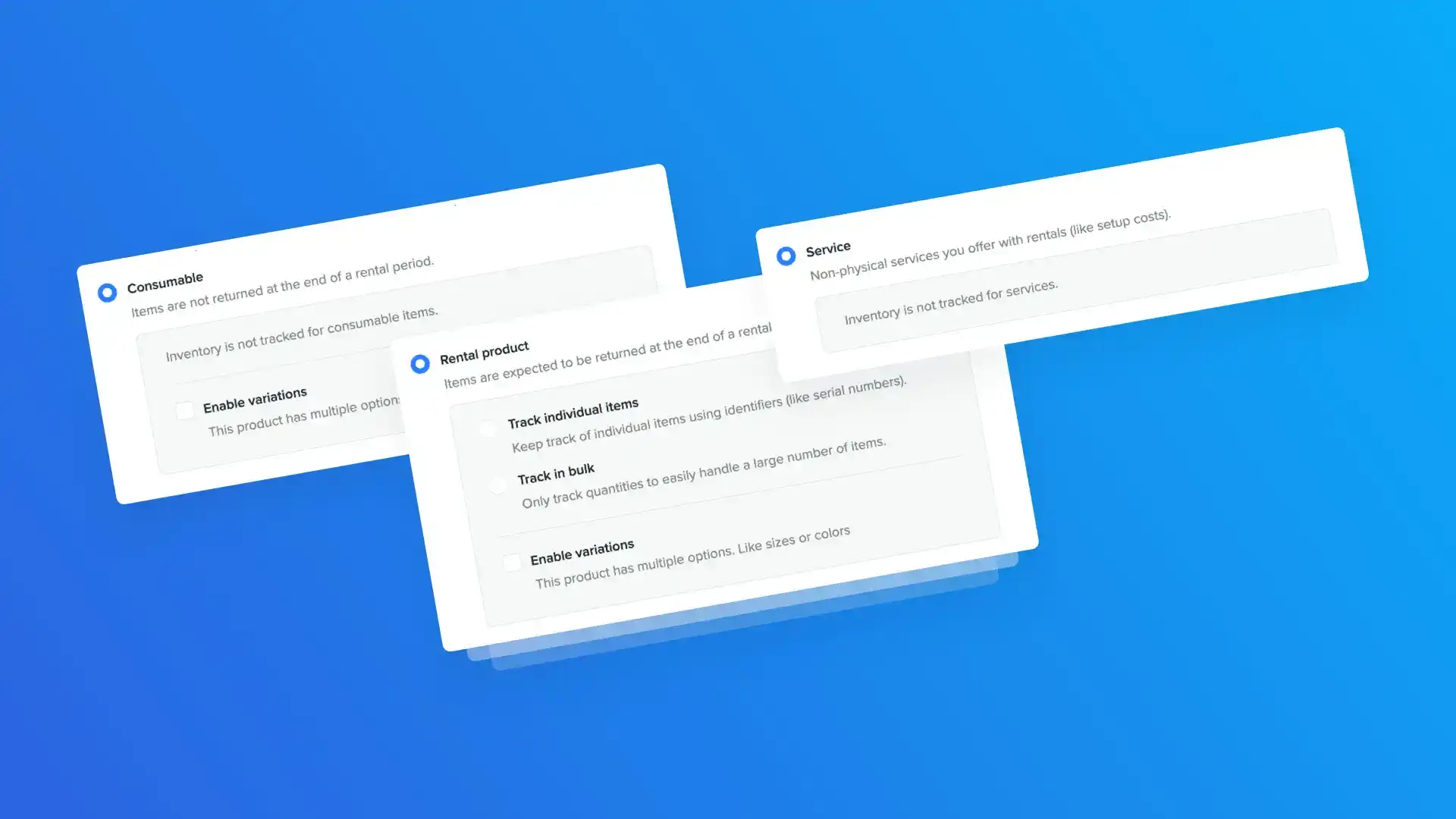 New: Offer consumables & services with Booqable