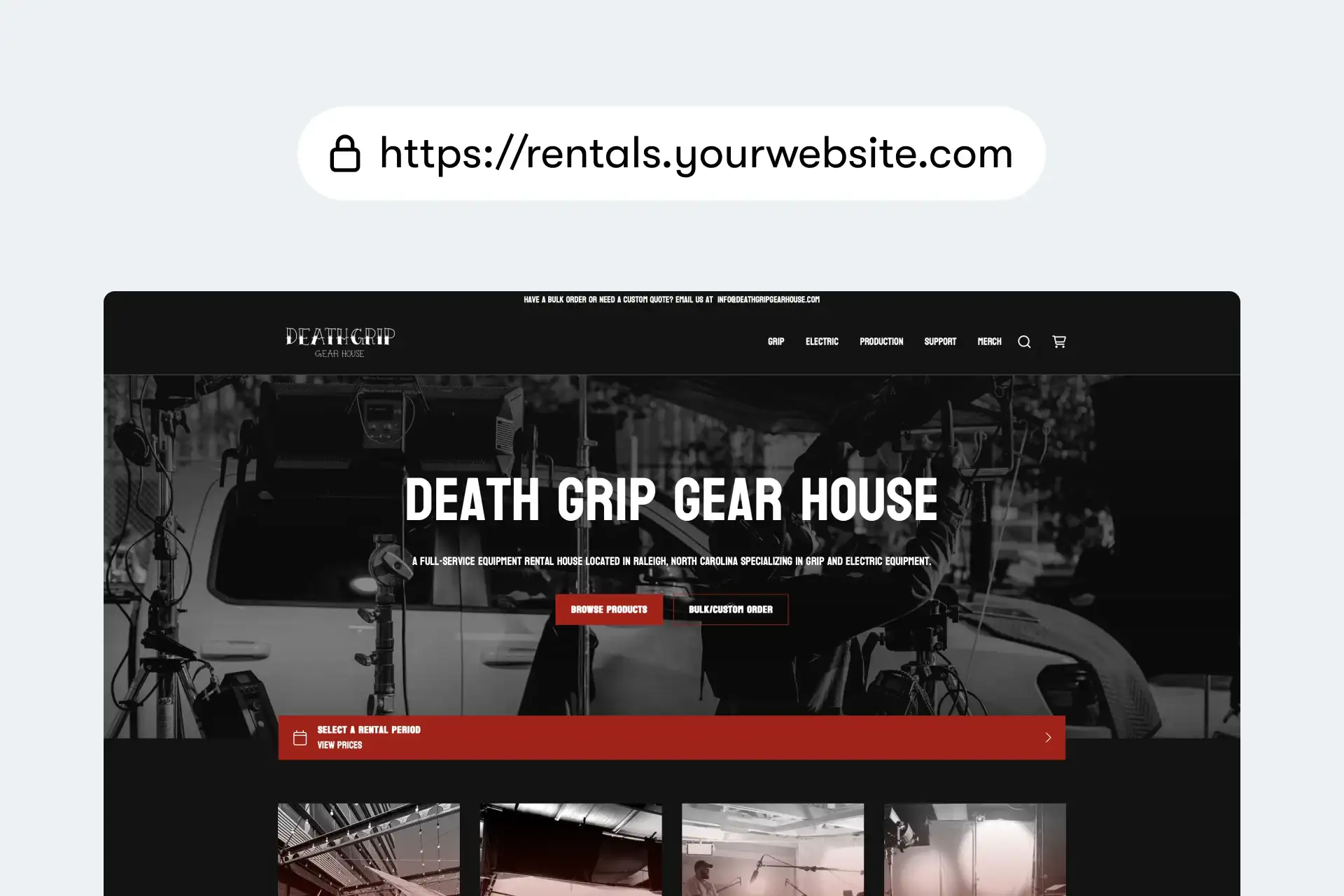 Using the Booqable Website Builder to Add Rentals on a Subdomain
