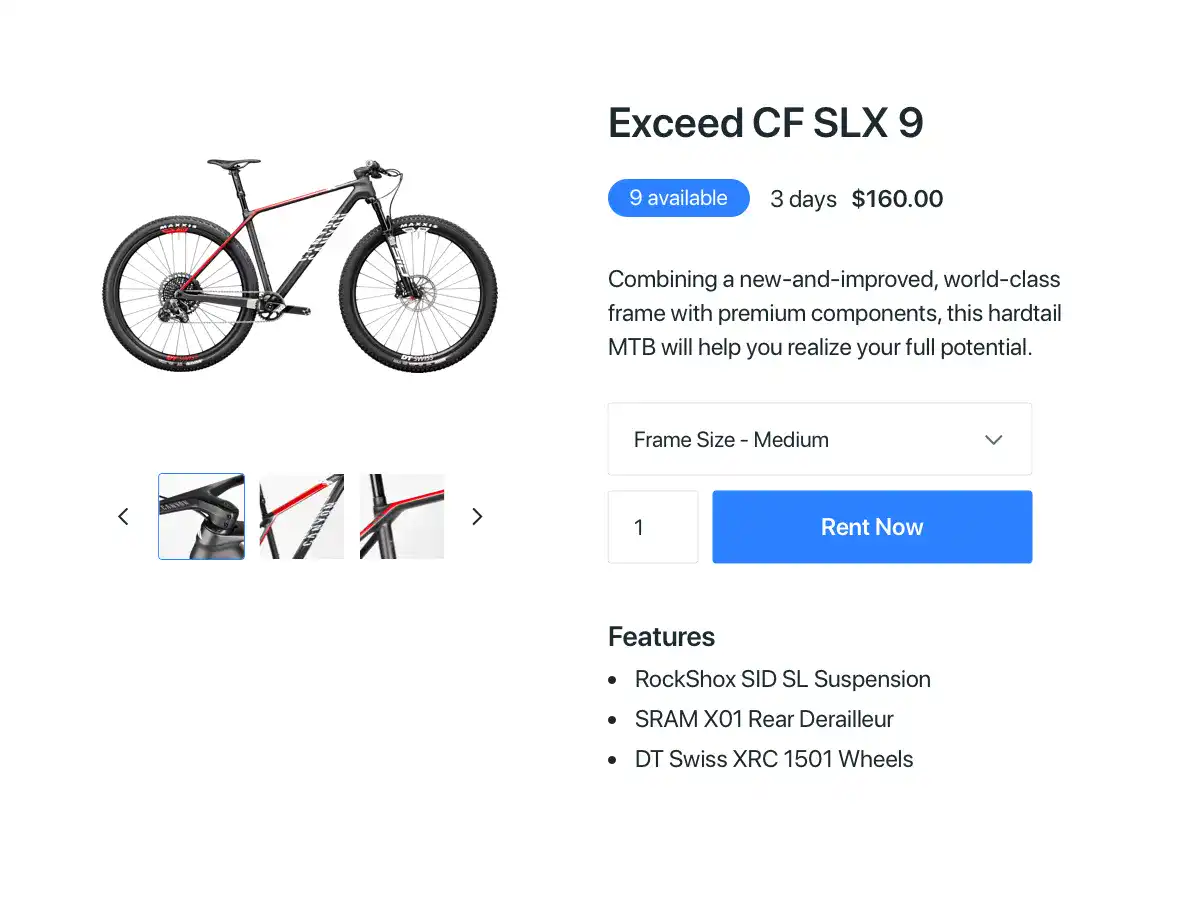 Scannable product description with bullet points