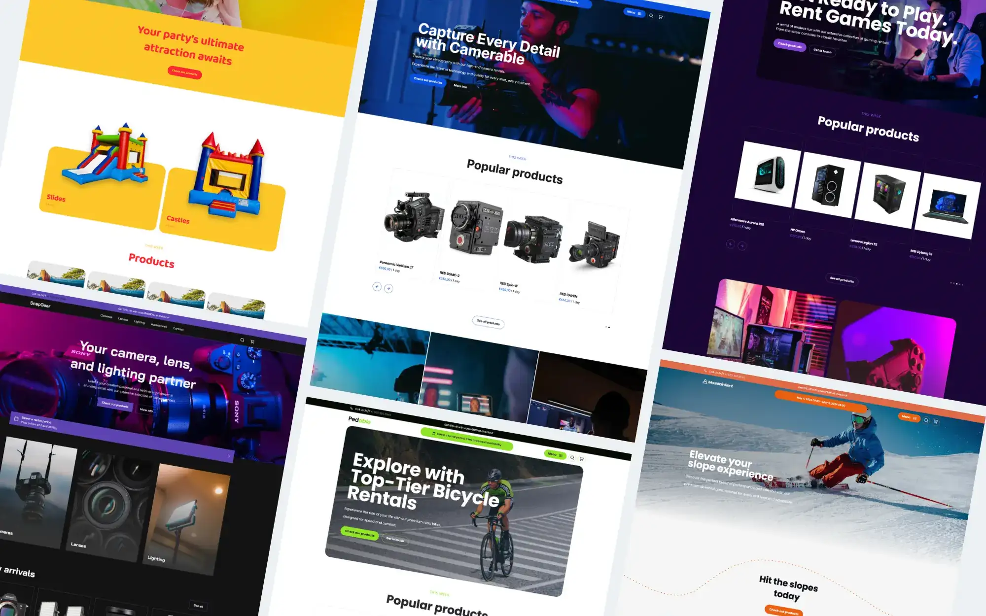 How to Choose a New Style</br> for Your Equipment Rental Website