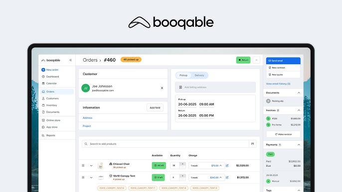 Booqable demo