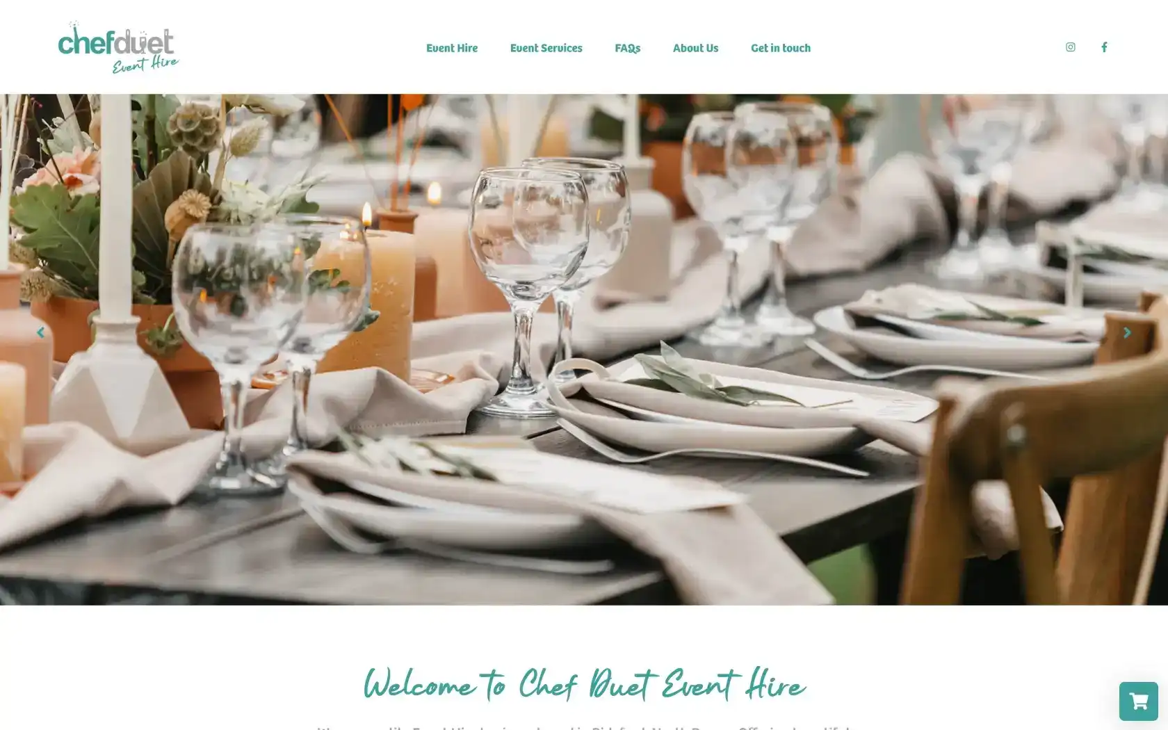 Chef Duet Event Hire