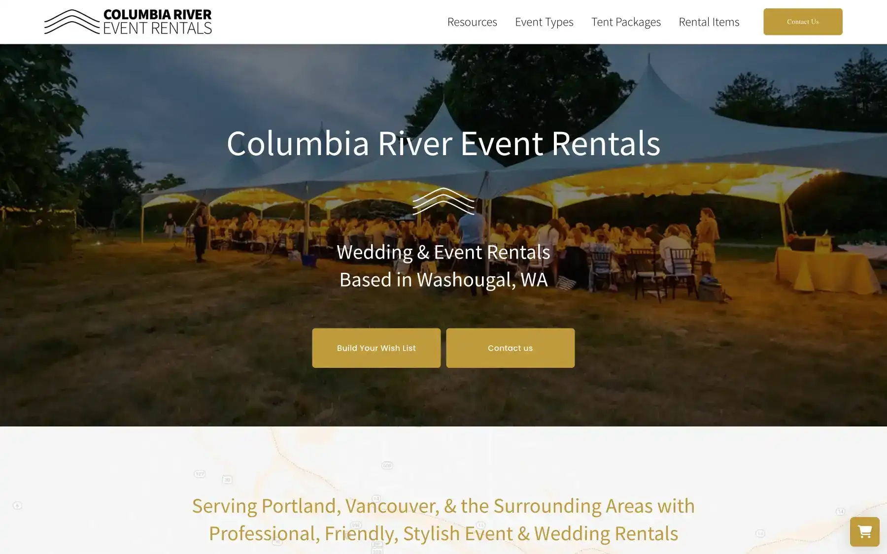 Columbia River Event Rentals