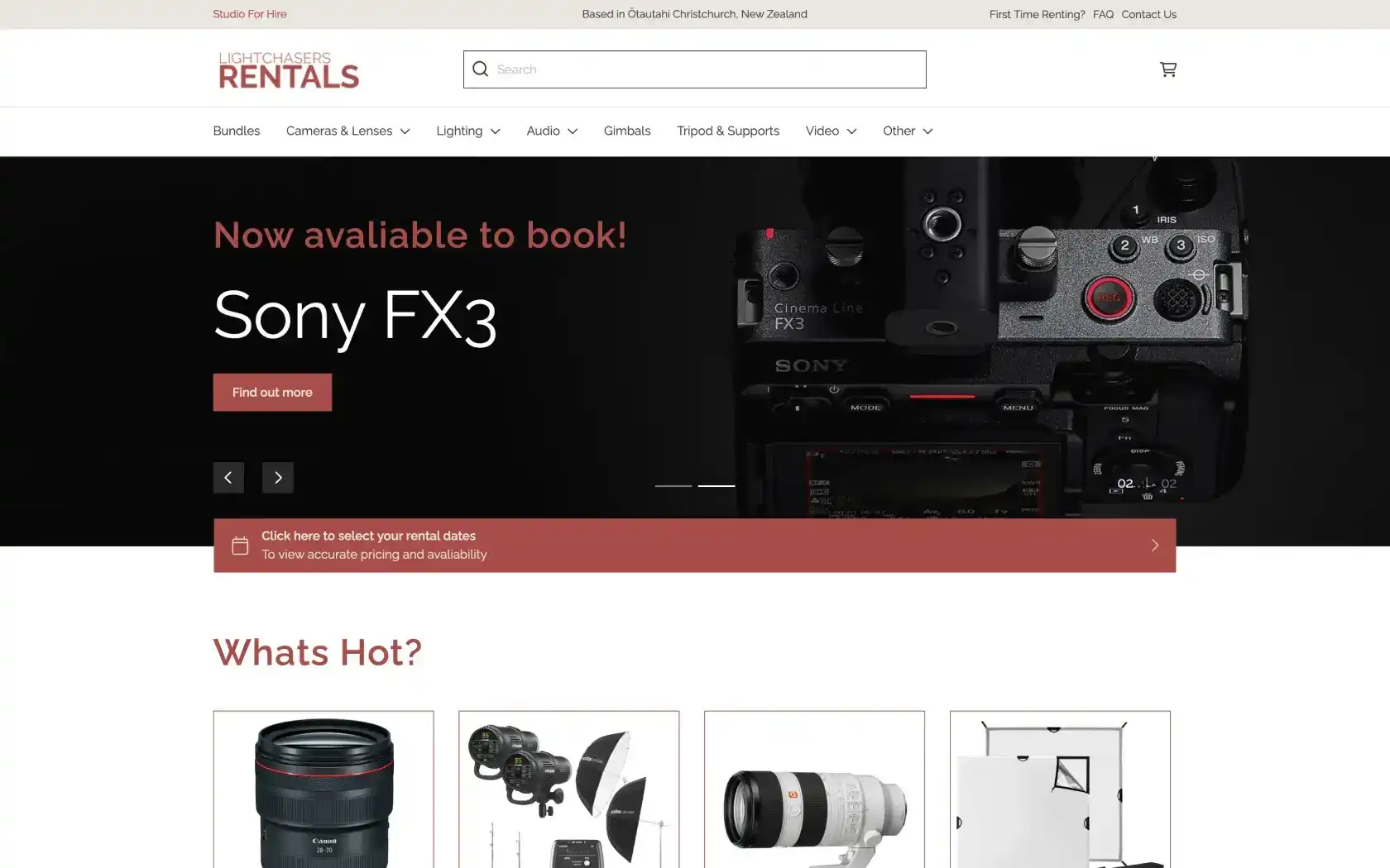 Lightchasers Rentals