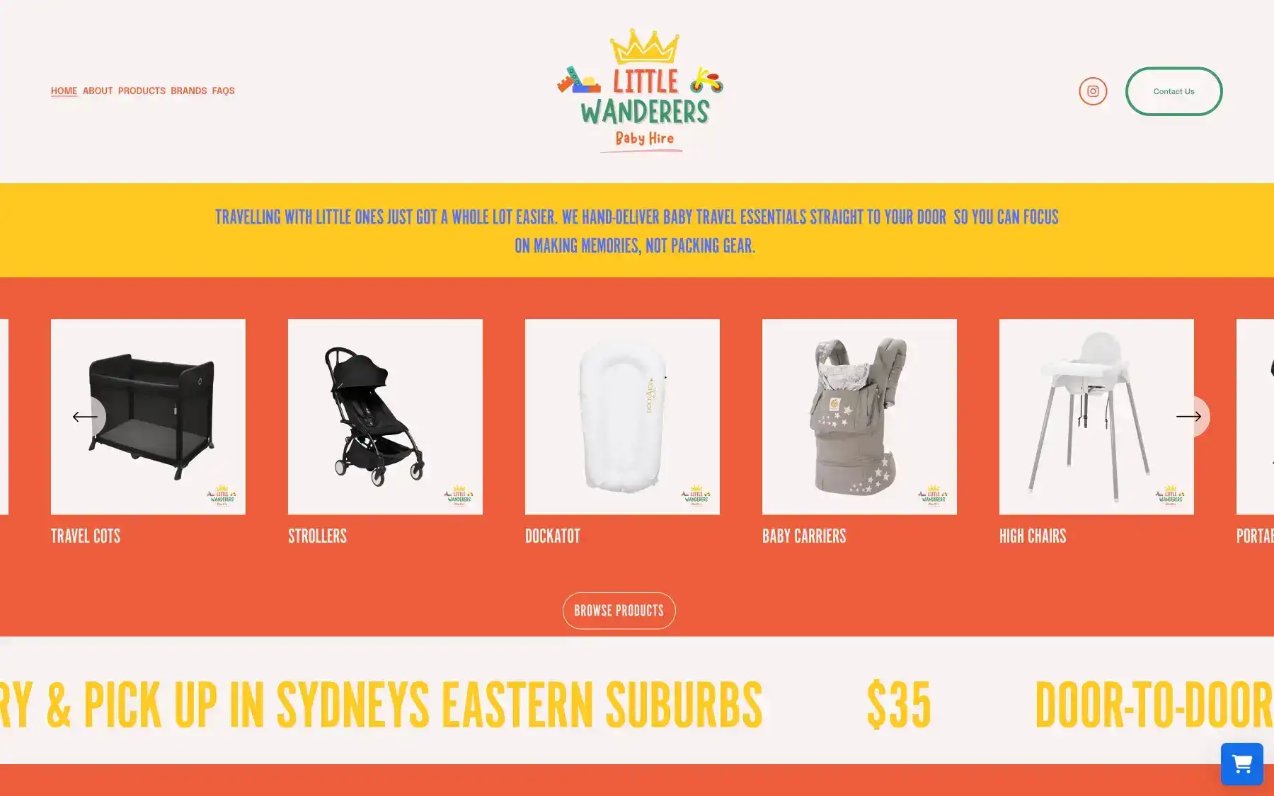 Little Wanderers Baby Hire