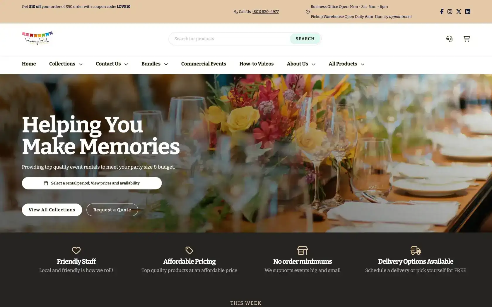 Sunny Side Party Rentals