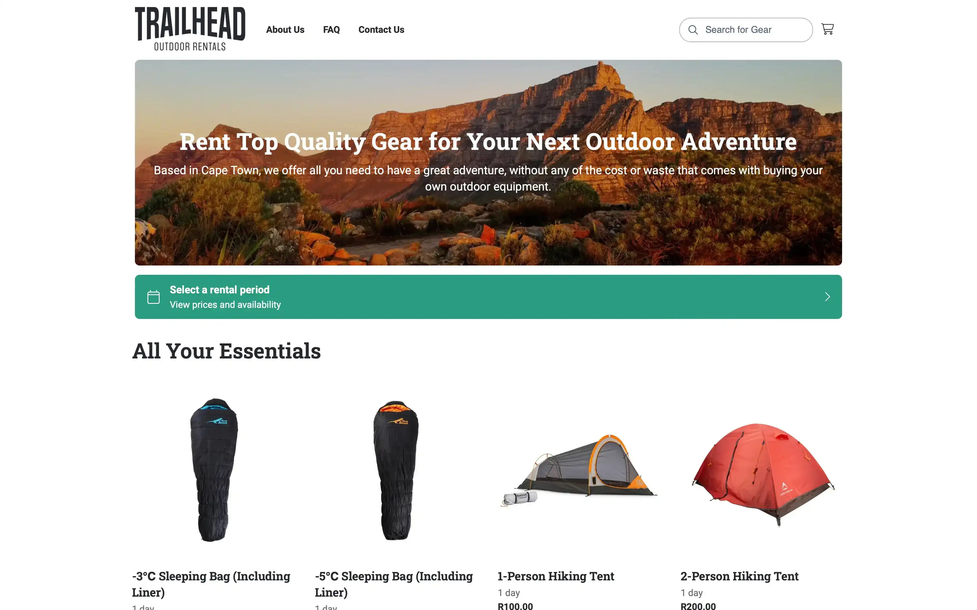 Trailhead Outdoor Rentals