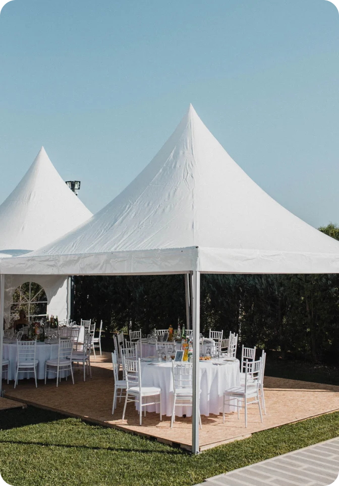 Party tent rental software