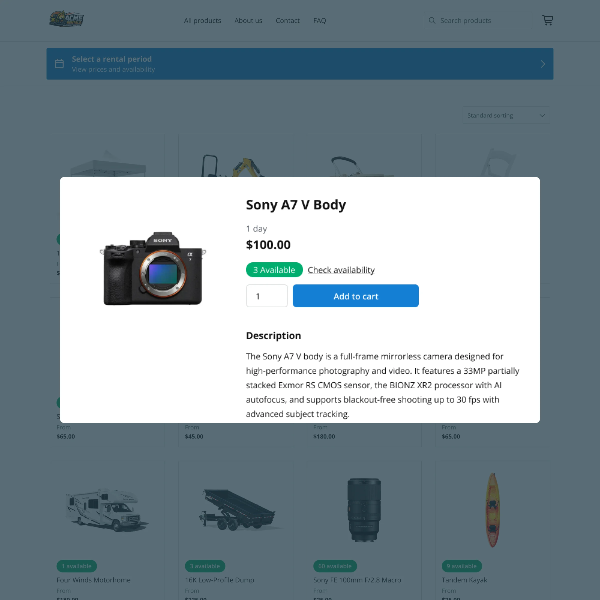 Add real-time availability to a Webflow rental website with Booqable