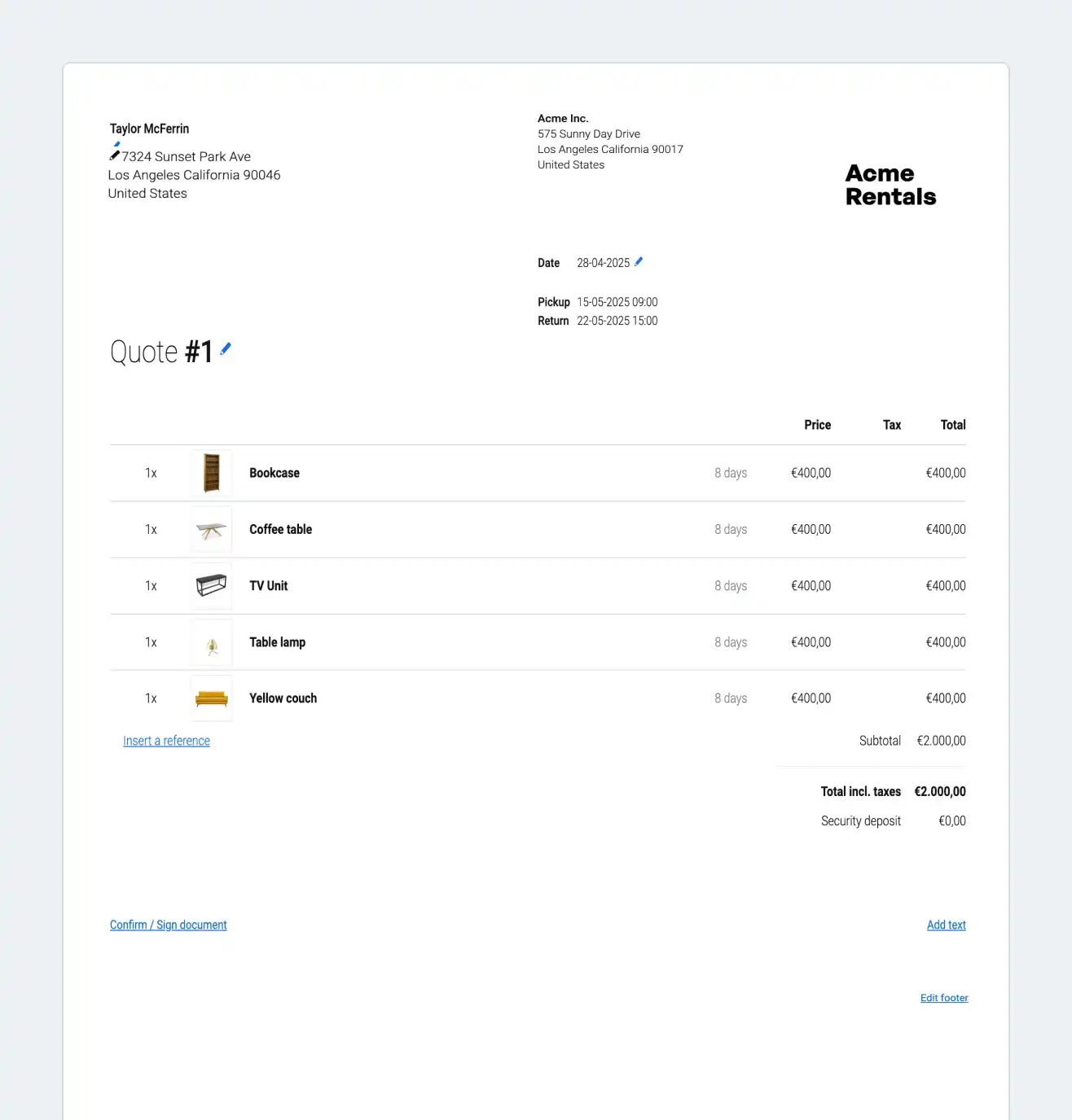 Online Offerteaanvragen