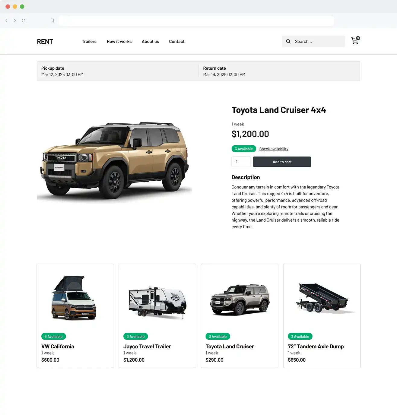 Website builder & integrations