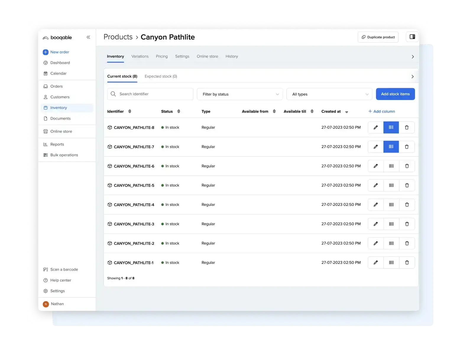 Booking system checkout and payments