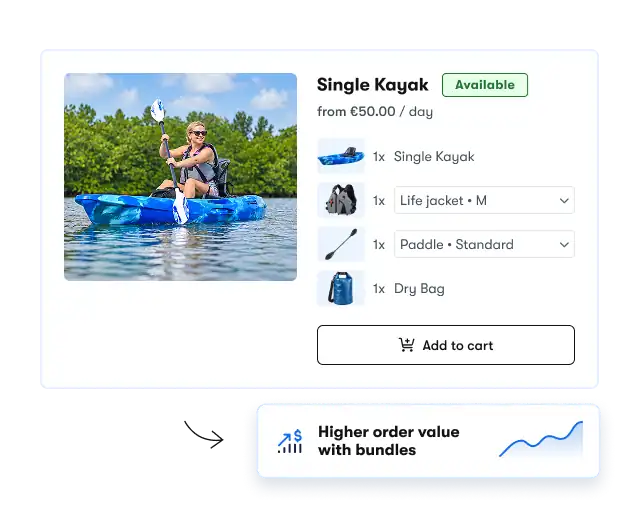 Product bundles in Booqable