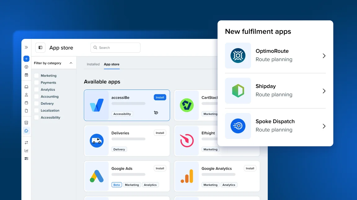 What's New: A new app store look and three new fulfillment apps!
