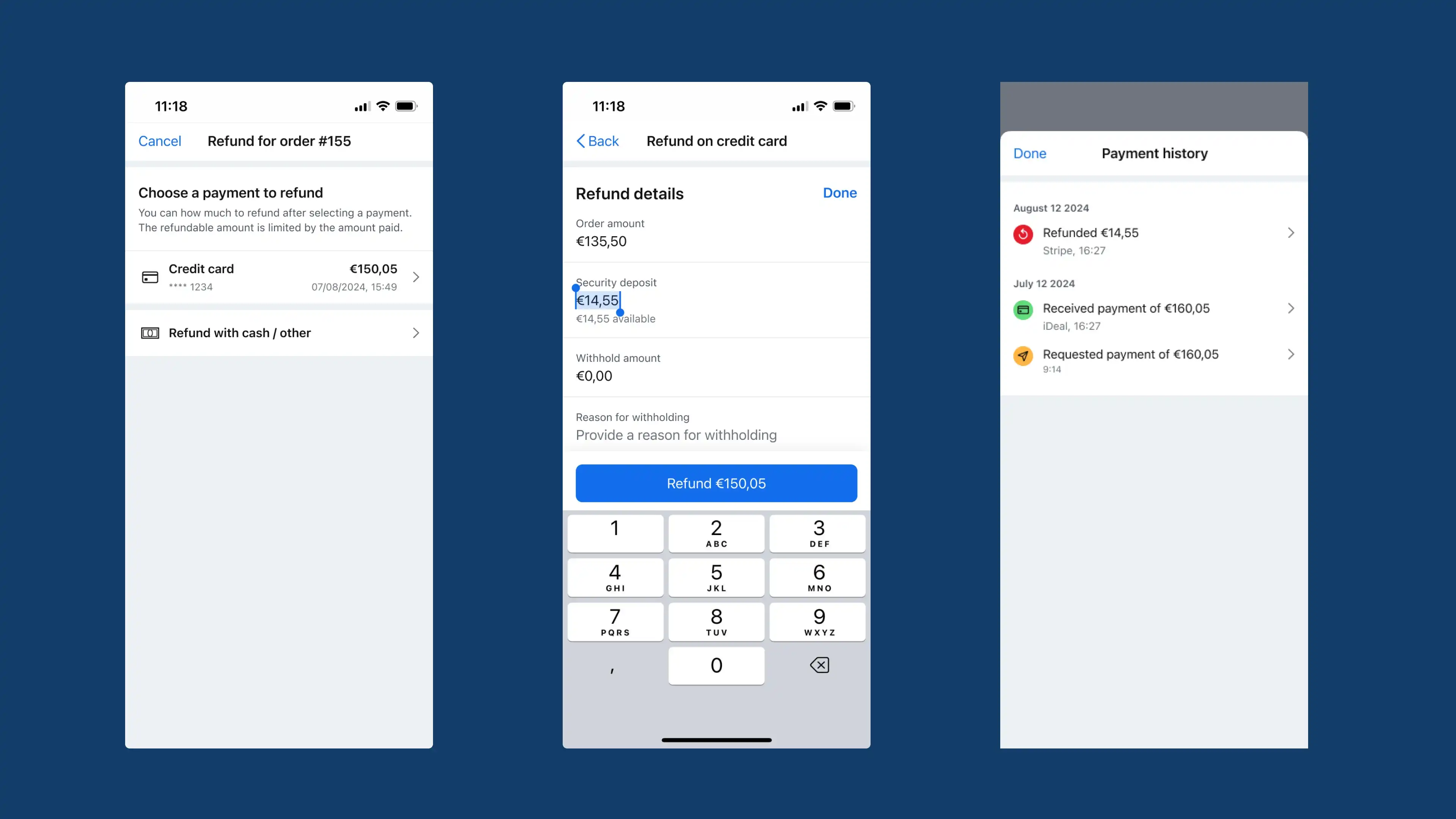 Week 33 2025: Manage refunds on the go from the Booqable Android app