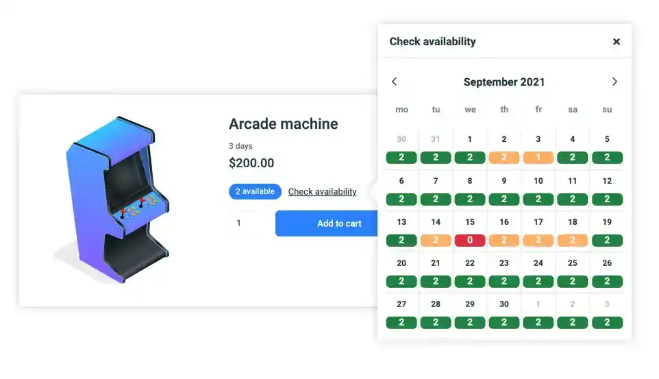 See product availability in the online store