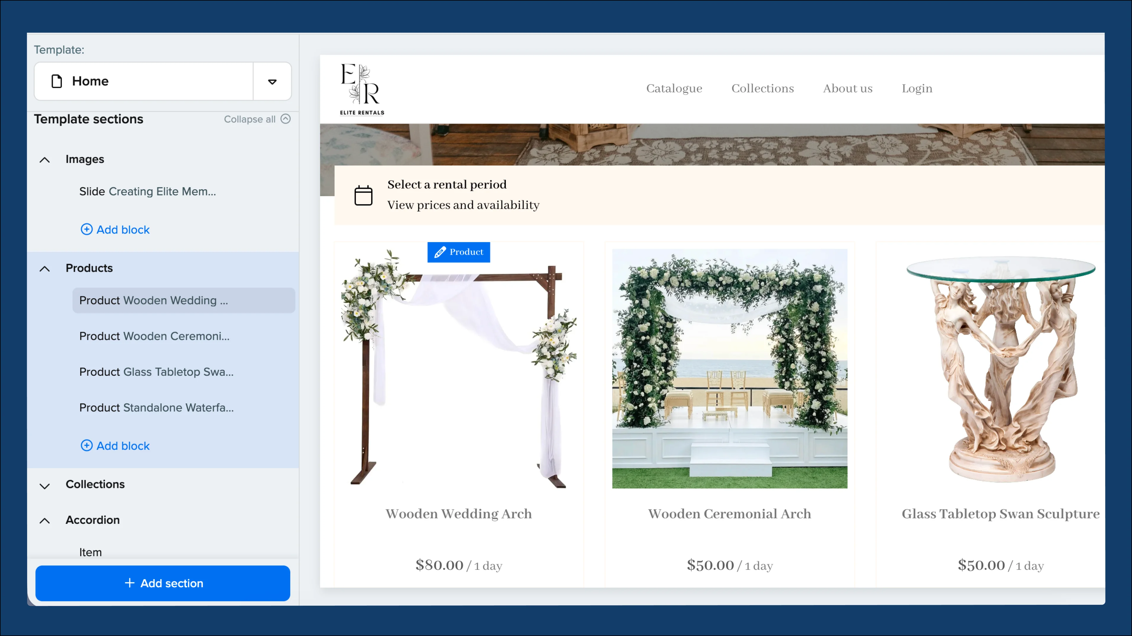 Week 52 2025: Faster section editing with the Website Builder