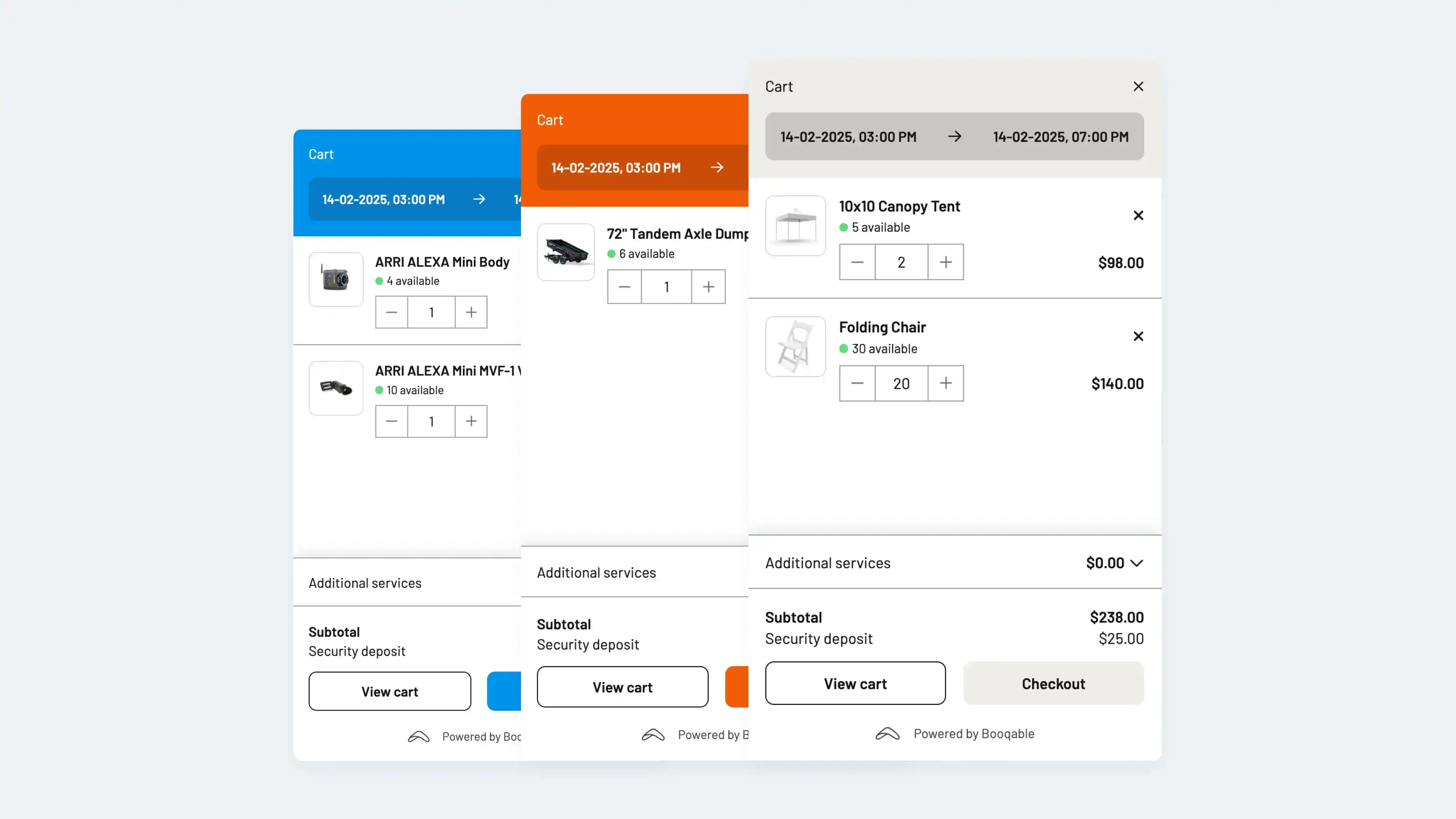 Week 5 2025: An improved shopping cart and rental period settings