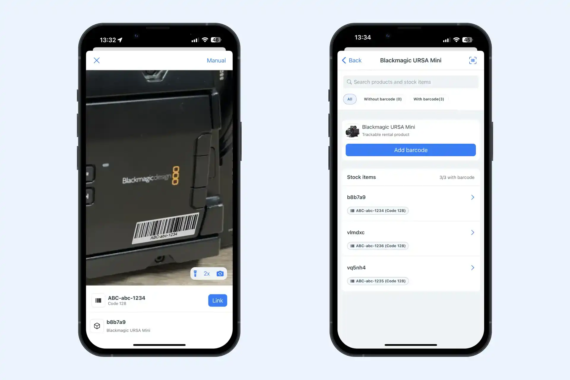 New: Add Barcodes to Products in the Booqable Mobile App