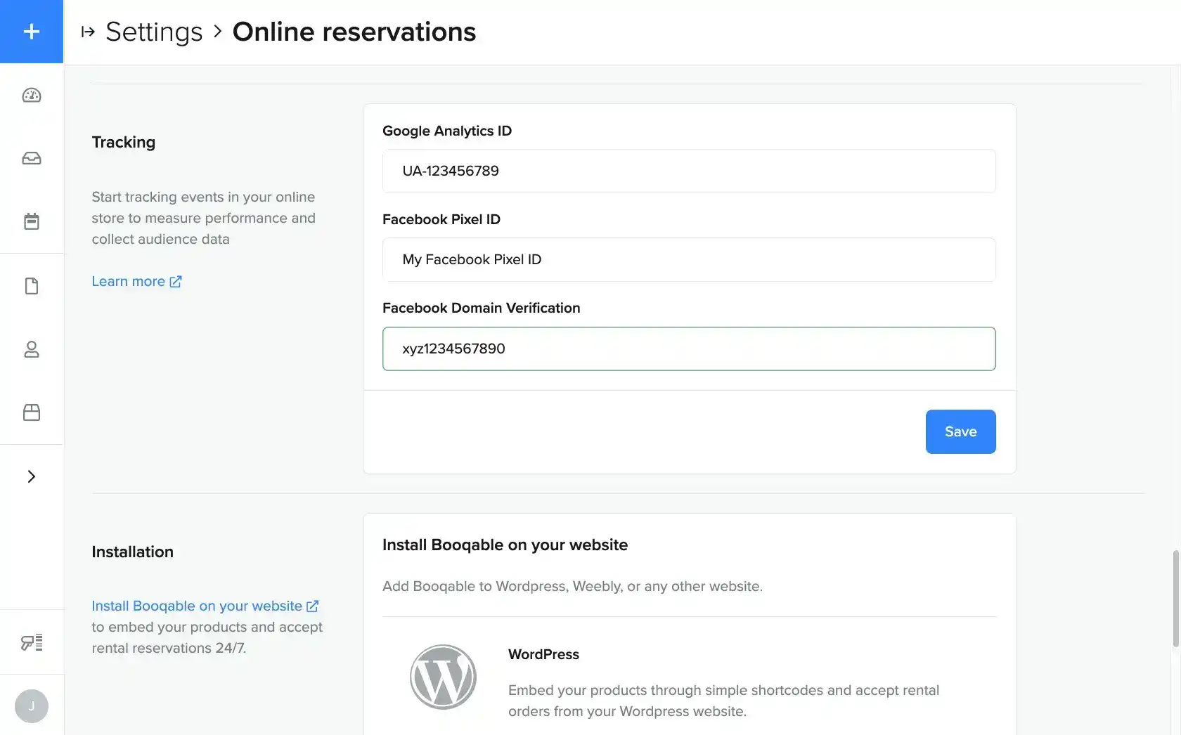 Facebook Domain Verification