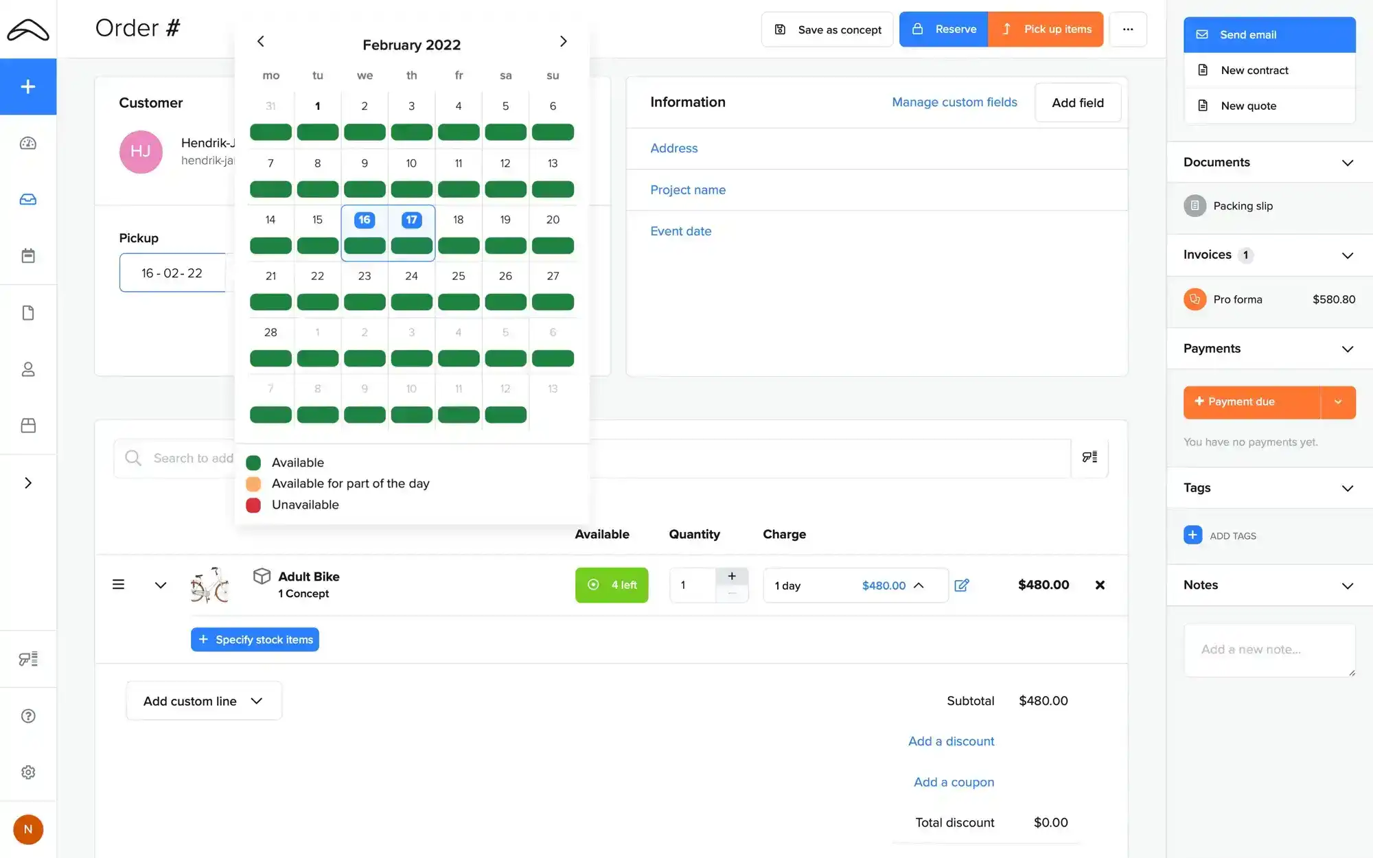 Faster availability queries and more