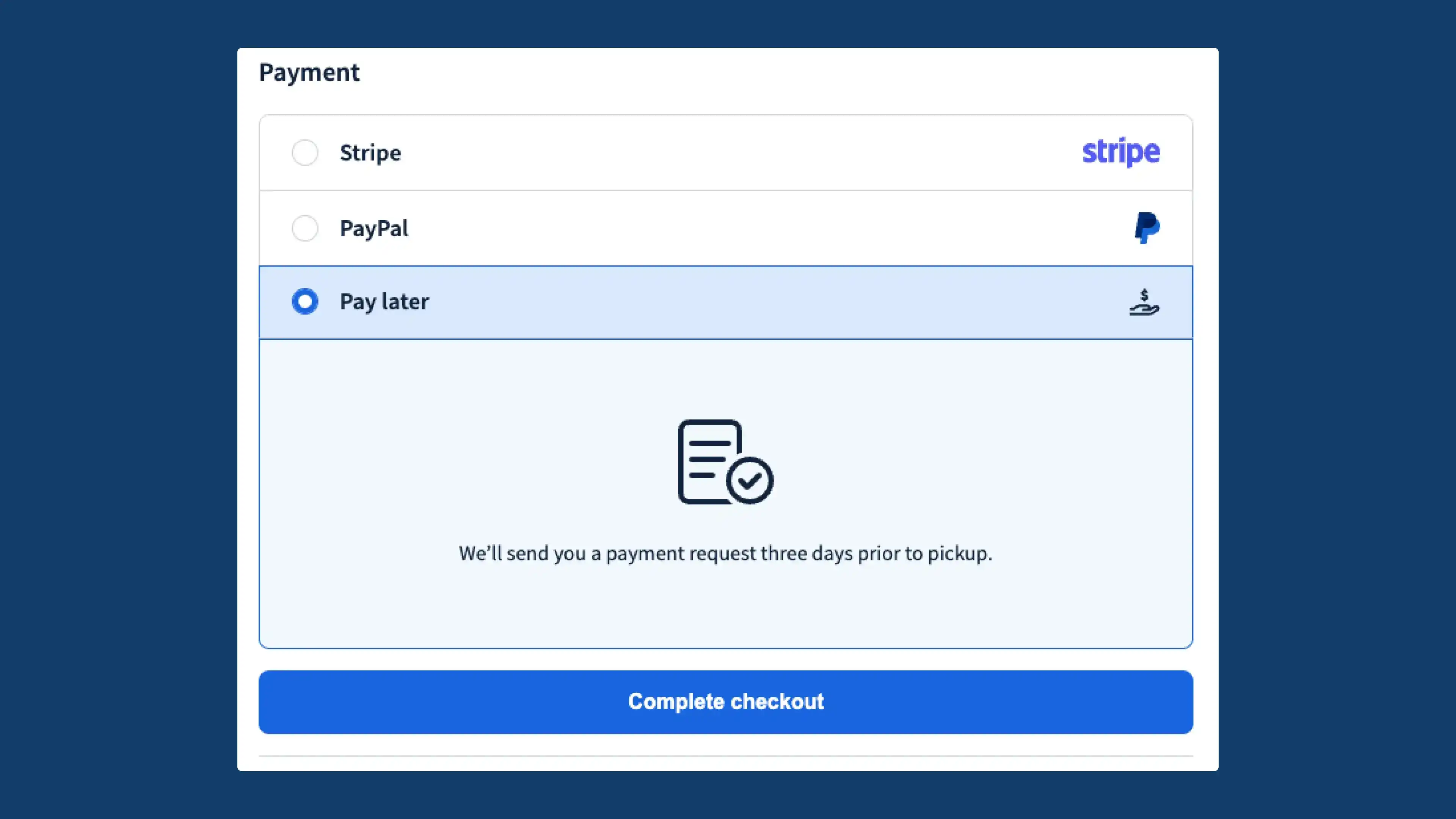 Week 30 2025: Add extra flexibility at checkout with Pay later