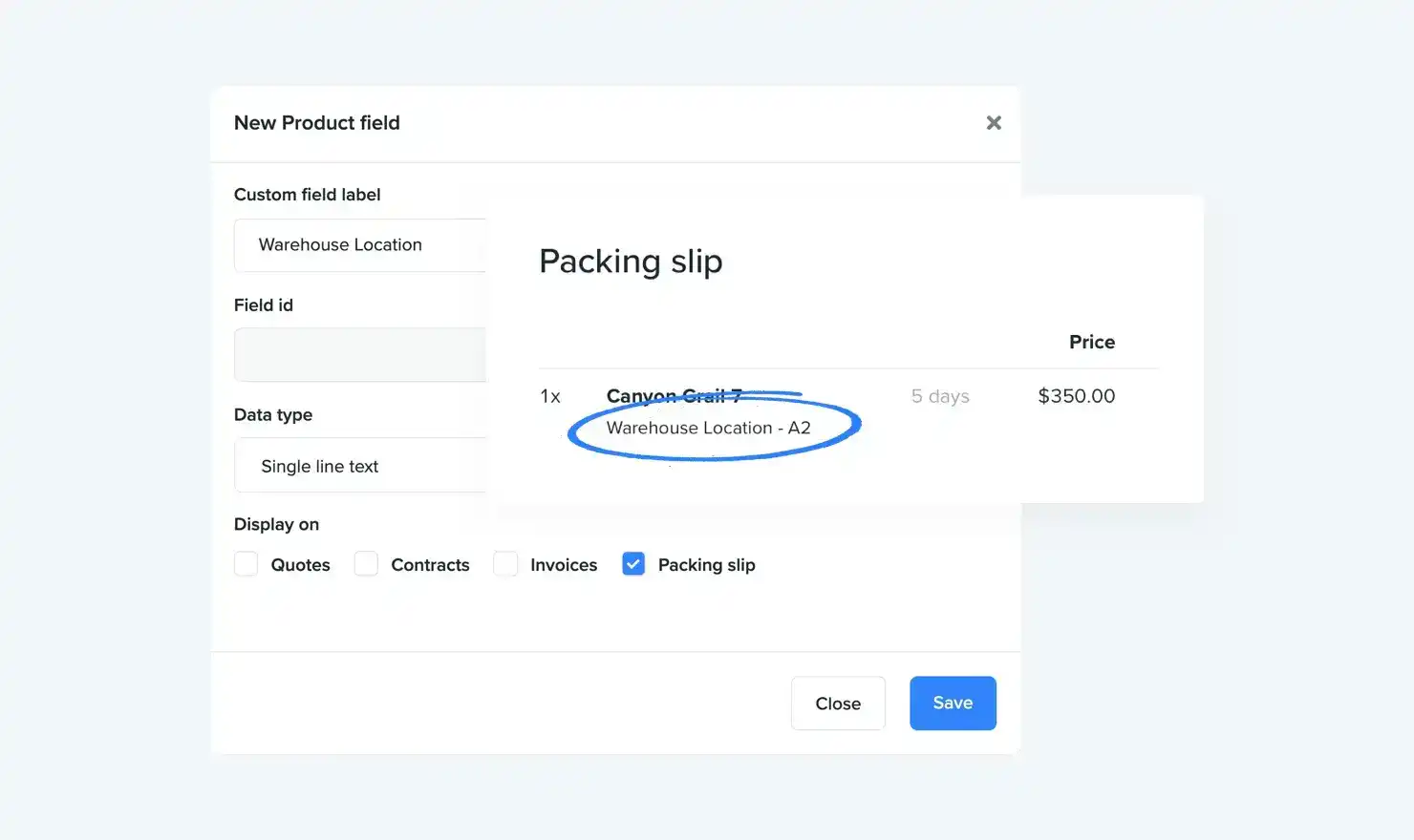 More ways to use custom fields & showing them in email templates