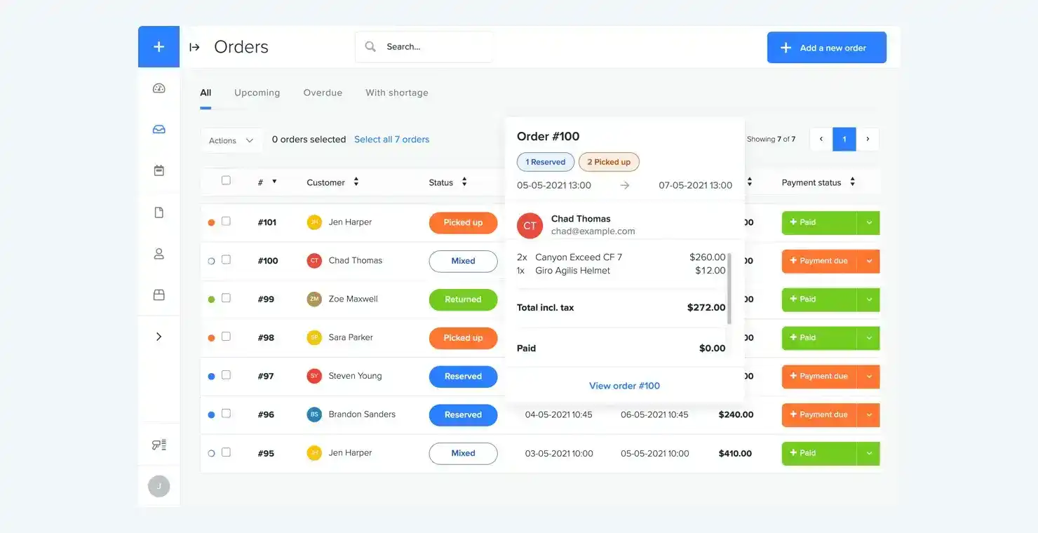 Order tracking is more accurate and robust