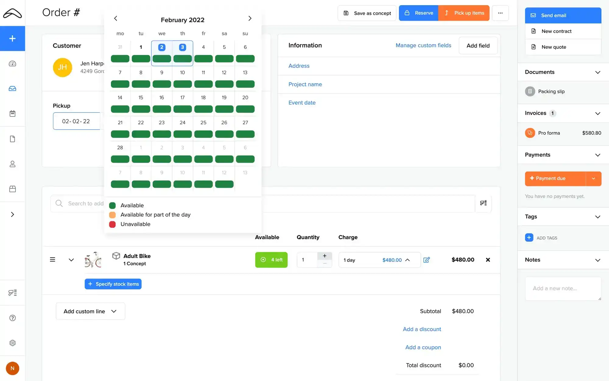 Improved order screen performance and more