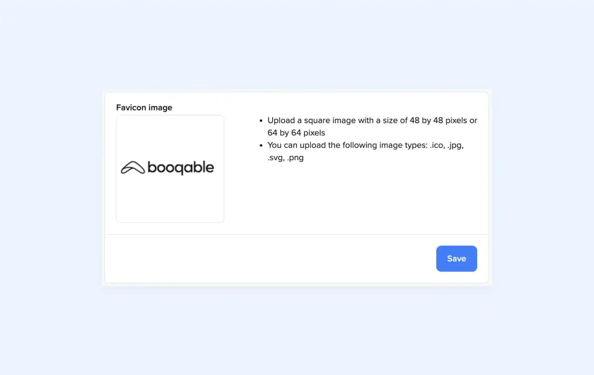 Add a favicon to your website and checkout
